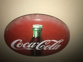 Vtg 1990 The Coca - Cola Company Classic Red Metal Coke Button - 12 
