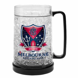 Melbourne Demons Afl Gel Ezy Freeze Beer Stein Frosty Mug Cup Man Cave Bar Gift