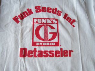 FUNK SEEDS INT.  FUNKS G HYBRID DETASSELER T - SHIRT (L) 2