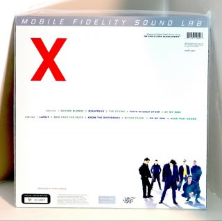 INXS X Vinyl LP Mobile Fidelity Sound Lab Numbered MOFI MFSL 2