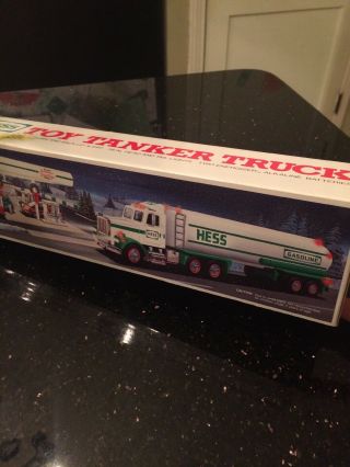 Vintage 1990 Hess Toy Tanker Truck Never Opened Mib Never Opened