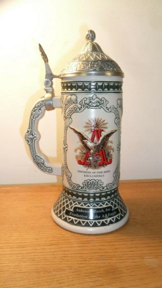Evolution Of The A&Eagle Collectors Club Budweiser Stein 2