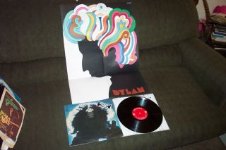 Bob Dylan Lp " Greatest Hits " Cbs Records Stereo W " Milton Glaser Poster "