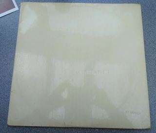 THE BEATLES WHITE ALBUM MONO 1st UK PRESS TOP LOADER,  POSTER,  2 CARDS,  NUMBERED 3