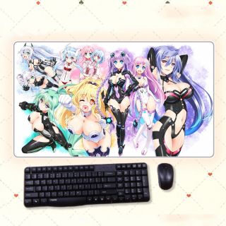 68x38cm Anime Hyperdimension Neptunia Large Diy Mousepad Mat Gaming Playmat