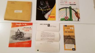1954 John Deere General - Purpose Tractors Brochure And Signed Letter
