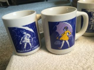 Set of 4 Morton Salt Coffee Mugs Cups - Morton Mug Offer - 2