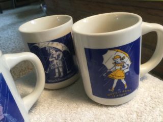 Set of 4 Morton Salt Coffee Mugs Cups - Morton Mug Offer - 3