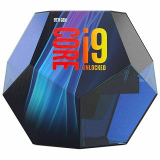 Intel Core I9 - 9900k Dodecahedron Packaging,  Box Only - Collector 
