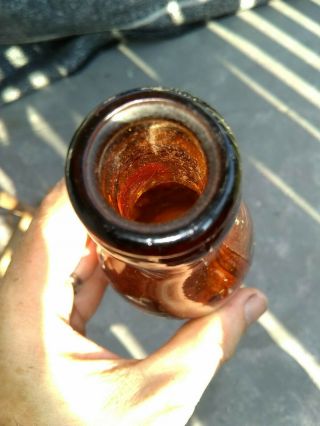KNOXVILLE TENN AMBER COCA COLA STRAIGHT SIDE BOTTLE with arrows 8