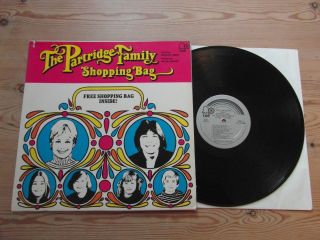 THE PARTRIDGE FAMILY - SHOPPING BAG - GREAT AUDIO - COMPLETE - EX VINYL LP 1972 2