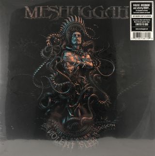 Meshuggah: The Violent Sleep Of Reason (clear W.  Blue & Brown Splatter) Vinyl Lp