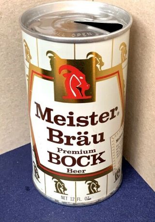 Meister Brau Bock Pull Tab Beer Can,  Chicago,  Illinois Usbc Ii 92 - 26