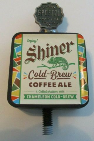 Shiner Bock Cold Brew Coffee Ale Seasonal Tap Handle Shiner,  Texas
