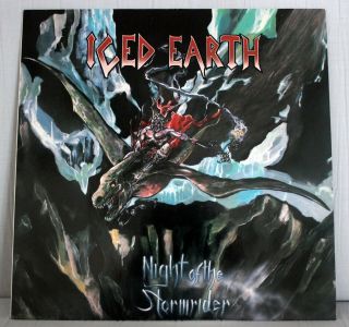 Night Of The Stormrider - Iced Earth Vinyl Lp Century Media - 08 9727 - 1 (1991)