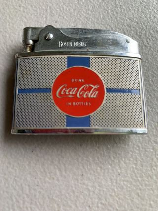 Vintage Rare Drink Coca Cola In Bottles Rosen Lighter