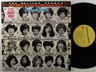 Rolling Stones Some Girls Rolling Stones Lp Vg,  /nm Die - Cut Cover Promo