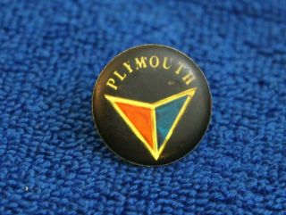 Vintage Plymouth Hat Lapel Pin Badge Accessory Challenger Dart Coronet Ram Cuda