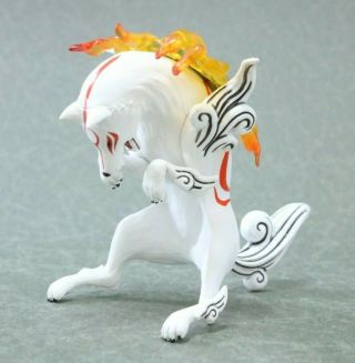 Okami Okamiden Amaterasu Noodle Stopper Figure Authentic 3 " Furyu Japan