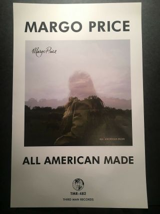 Margo Price - All American Made - Promotional Poster - Third Man Records Tmr - 482