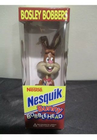 Nestle Bosley Bobbers Nesquik Rabbit Bobble Head