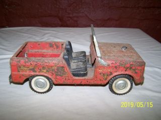 Vintage Nylint Red Ford Bronco - Or Restoration N/r