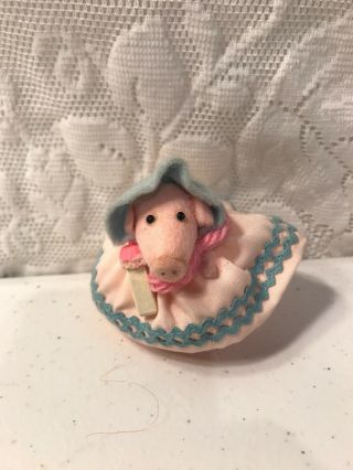 Vintage The Little Mouse Factory Usa Hand Dressed Pigs With Milk Fairy Tales