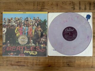 The Beatles Sgt.  Pepper’s Lonely Hearts Club Band Grey Marble Vinyl 1978 Canada