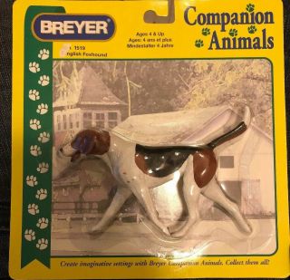 Breyer English Foxhound Companion Animals Model 1519 Nib Adult Collector