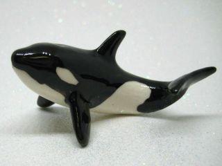 Hagen Renaker Miniature Made In America Killer Whale Lotta Retired