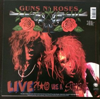 Guns N ' Roses Lies Import Vinyl Record Appetite Live Like a Suicide 2