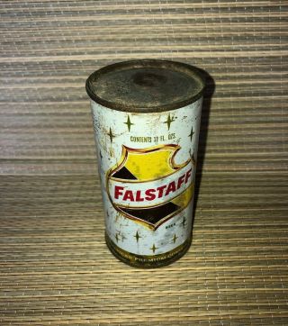 Vintage Flat Top Falstaff Beer Can Steel