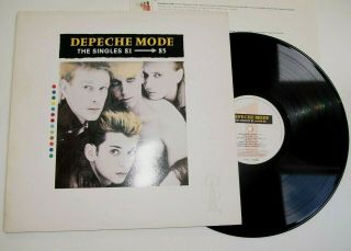 Depeche Mode - The Singles 81 - 85 Lp Vinyl Rare Uk 1st Press A/b Album