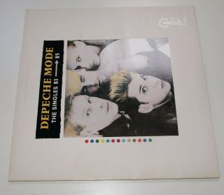 DEPECHE MODE - THE SINGLES 81 - 85 LP VINYL Rare UK 1st Press A/B Album 2
