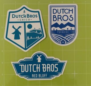 Dutch Bros Stickers - - Ca Regionals