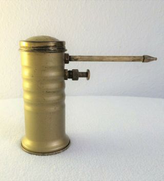 Vintage Brass Eagle Oil Can Oiler Pump Style Made In Usa