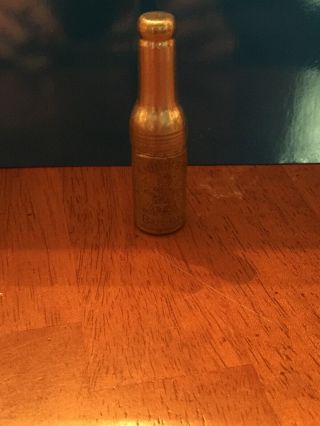 Antique Anheuser - Busch Brass Beer Bottle Cork Screw 1897 Patent