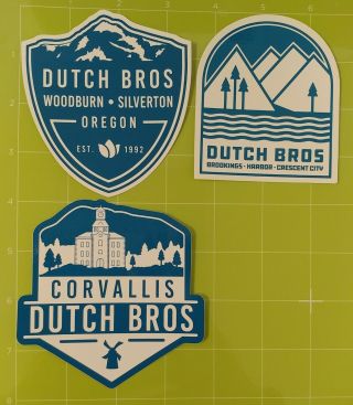 Dutch Bros Stickers - - Oregon Regionals