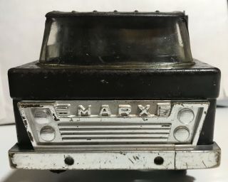 Vintage Lumar Marx Military Army Truck Pressed Steel Toy Unrestored