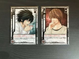 Death Note Trading Card Game Torunament Prize Cards Dnp - 02 & Dnp - 03
