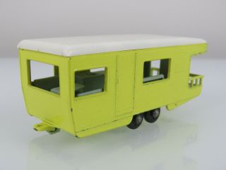 Lesney Matchbox Vintage 1965 23 Trailer Caravan Yellow Regular Wheels England