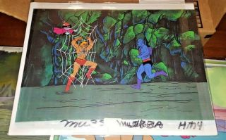 Masters Of The Universe Filmation Animation Cels He - Man Webstor Skeletor Motu