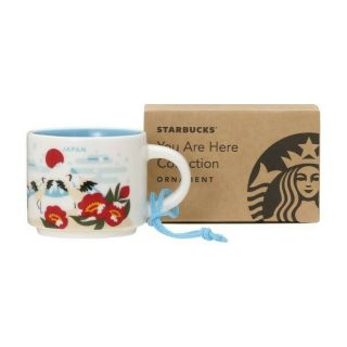 Starbucks Japan You Are Here Mug 2oz Demitasse Winter Limited Edition Ornament
