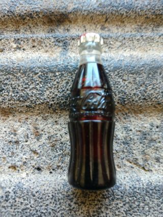 Vintage Coca Cola Mini Soda Bottle Unfired Lighter from 1940 ' s 1950 ' s 2