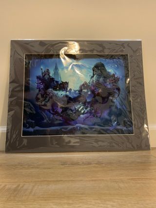 Sdcc 2017 Blizzard Knights Of The Frozen Throne Art Print Le 750 (308/750)