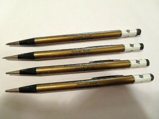 4 Vintage Kendall Gt - 1 Racing Oil Advertising Mechanical Pencils 1960s - Rare