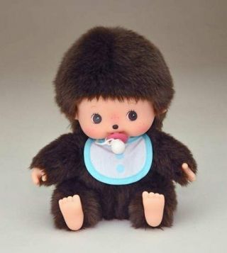Sekiguchi Monchhichi Bebichhichi Plush Doll Stuffed Toy Boy M Japan F/s :589