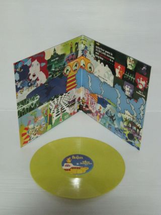 THE BEATLES - YELLOW SUBMARINE SONGTRACK LP 1999 UK LTD YELLOW VINYL APPLE 2