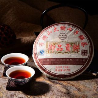 357g Premium Yunnan Puerh Tea Bulangshan Puer Royal Tribute Pu ' er Seven Tea Cake 2