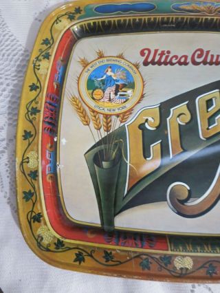 Utica Club Cream Ale West End Brewing Co Utica NY Beer Tray 2
